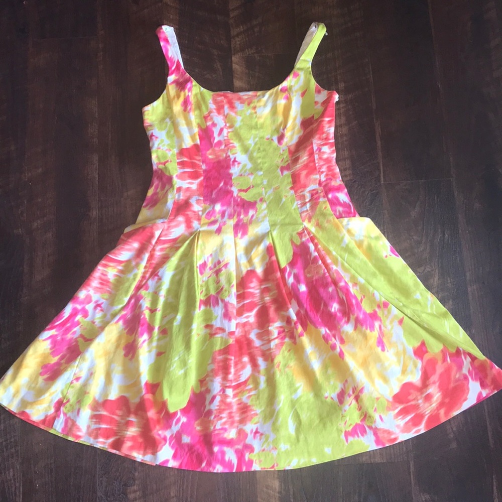 American Living Tie dye Dress Sz 12 w/Pockets
